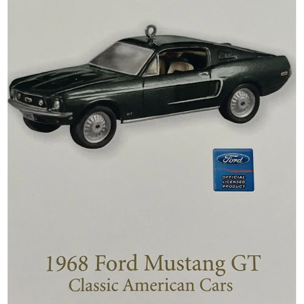 Hallmark Keepsake 1968‎ Ford Mustang GT Classic American Cars 21st In Series